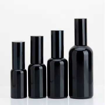Flacon vaporisateur en verre noir avec tête fine – Élégance et précision pour vos parfums et cosmétiques - Fati Pack Emballage C