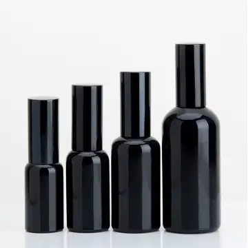 Flacon vaporisateur en verre noir avec tête fine – Élégance et précision pour vos parfums et cosmétiques - Fati Pack Emballage C