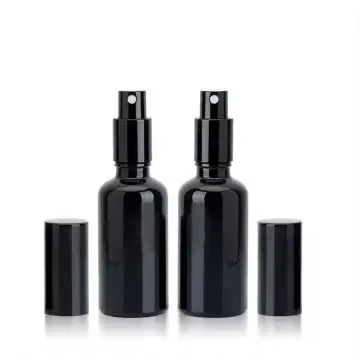Flacon vaporisateur en verre noir avec tête fine – Élégance et précision pour vos parfums et cosmétiques - Fati Pack Emballage C