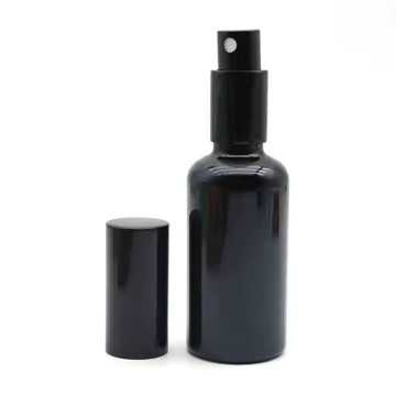 Flacon vaporisateur en verre noir avec tête fine – Élégance et précision pour vos parfums et cosmétiques - Fati Pack Emballage C