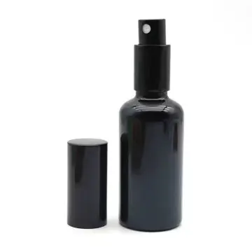Flacon vaporisateur en verre noir avec tête fine – Élégance et précision pour vos parfums et cosmétiques - Fati Pack Emballage C