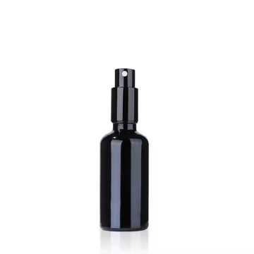 Flacon vaporisateur en verre noir avec tête fine – Élégance et précision pour vos parfums et cosmétiques - Fati Pack Emballage C