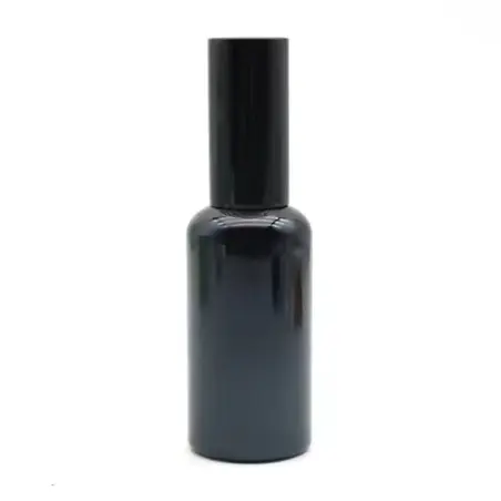 Flacon vaporisateur en verre noir avec tête fine – Élégance et précision pour vos parfums et cosmétiques - Fati Pack Emballage C