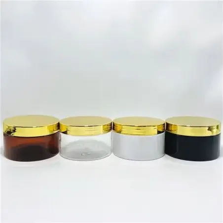 Pots en plastique PET différents couleurs avec couvercle pour produits cosmétiques avec couvercle à vis 100ml - Fati pack Emball