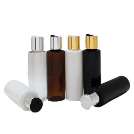 Bouteille cosmétiques en plastique 200 ml avec bouchon à disque pour emballage cosmétique (Lotion, crème et shampooing…) - Fati