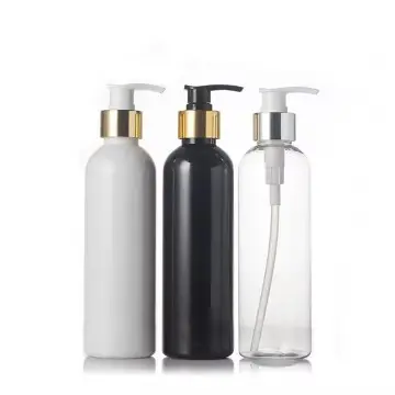 Flacons de Luxe Cylindriques Cosmétiques PET avec Pompe 200ML - Fati Pack emballage Cosmétique Maroc