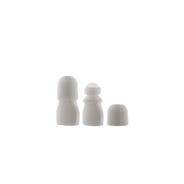 Flacon déodorant en gros en plastique noir et avec roll-on PET transparent design élégant - Fati Pack Group Emballage Maroc