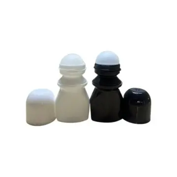 Flacon roll-on noir en plastique pour déodorant — vente en gros, design élégant et résistant - Fati Pack Group Emballage Maroc