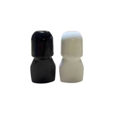 Flacon roll-on noir en plastique pour déodorant — vente en gros, design élégant et résistant - Fati Pack Group Emballage Maroc