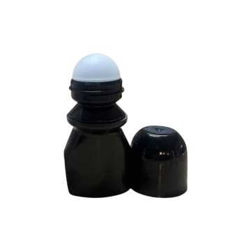 Flacon roll-on noir en plastique pour déodorant — vente en gros, design élégant et résistant - Fati Pack Group Emballage Maroc