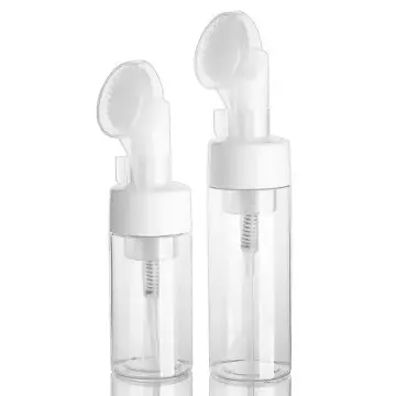 Flacon pompe moussante PET avec tête brosse douce en silicone - Fatipack Group Emballage Maroc