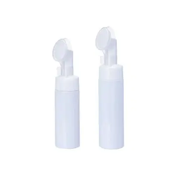 Nouveau ! Flacon en plastique blanc cosmétique à pompe moussante avec brosse nettoyante - Fatipack Group Emballage Maroc