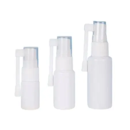 Bouteille en plastique HDPE blanche Bouteille de pulvérisation de gorge, nasale ou orale - Fatipack Group Emballage Maroc