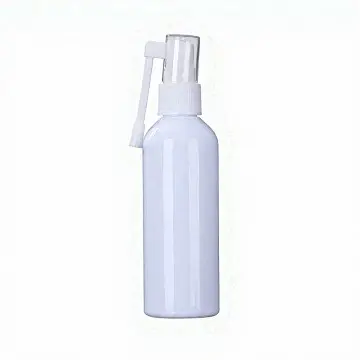 Bouteille en plastique HDPE blanche Bouteille de pulvérisation de gorge, nasale ou orale - Fatipack Group Emballage Maroc
