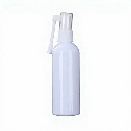 Bouteille en plastique HDPE blanche Bouteille de pulvérisation de gorge, nasale ou orale - Fatipack Group Emballage Maroc