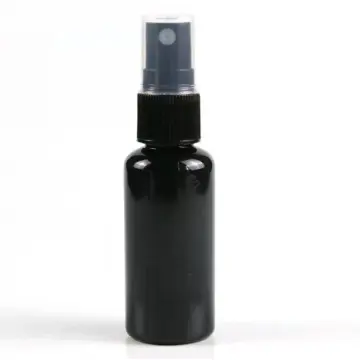 Bouteille de pulvérisation à brume fine en plastique PET noir pour cosmétiques - Fatipack Group Emballage Maroc