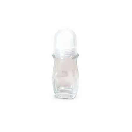 Flacon Déodorant en Verre Transparent avec Bille Applicatrice - Fatipack Group