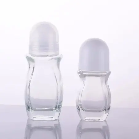 Flacon Déodorant en Verre Transparent avec Bille Applicatrice - Fatipack Group