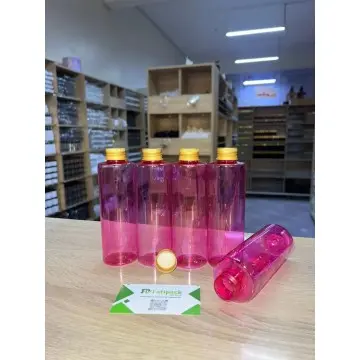 flacons en plastique rose avec différentes fermetures pour emballage des brumes et produits cosmétiques - Fatipack Group Maroc