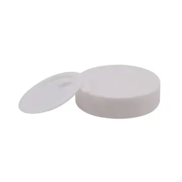 Pots Cosmétiques en Verre Givré Semi-Transparent avec Couvercle Blanc - Fatipack Group Emballage Maroc