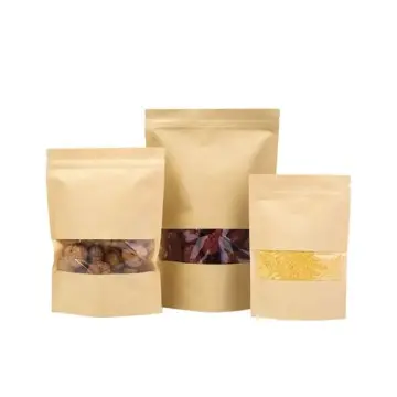 Sachet doypack en papier kraft alimentaire avec fenêtre transparente et fermeture zip - Fatipack Group Emballage Maroc Sachet doypack en papier kraft alimentaire avec fenêtre transparente et fermeture zip - Fatipack Group Emballage Maroc