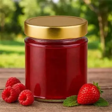 Bocaux en verre alimentaire transparent avec couvercle twist-off métallique doré 250g - Fatipack Emballage Maroc Bocaux en verre alimentaire transparent avec couvercle twist-off métallique doré 250g - Fatipack Emballage Maroc