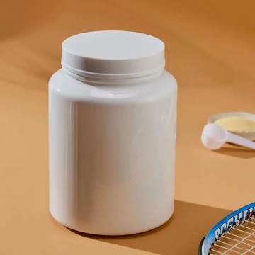 Pot Blanc HDPE 500 g avec Couvercle à Vis pour Compléments Alimentaires et Poudre Protéinée - Fatipack Group Emballage Maroc Pot Blanc HDPE 500 g avec Couvercle à Vis pour Compléments Alimentaires et Poudre Protéinée - Fatipack Group Emballage Maroc