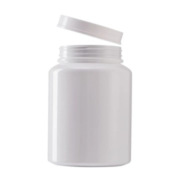 Pot Blanc HDPE 500 g avec Couvercle à Vis pour Compléments Alimentaires et Poudre Protéinée - Fatipack Group Emballage Maroc