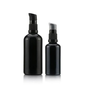 Flacon Cosmétique Noir avec Pompe Doseuse – Emballage Premium description - Fatipack Group Emballage Maroc