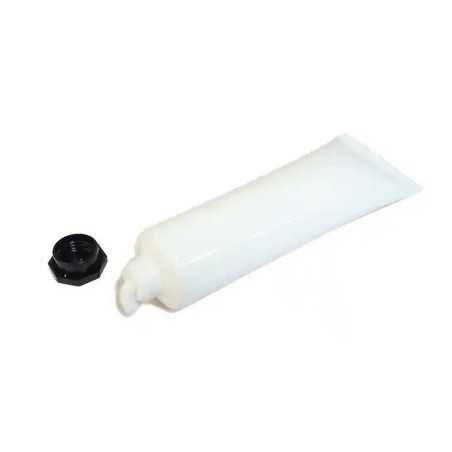 Tube souple en plastique blanc pour emballage cosmétique (crème, gel...) avec capuchon octogonal - Fati pack packaging Maroc