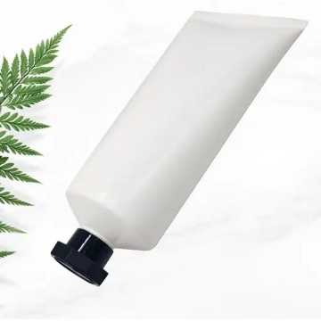 Tube souple en plastique blanc pour emballage cosmétique (crème, gel...) avec capuchon octogonal - Fati pack packaging Maroc