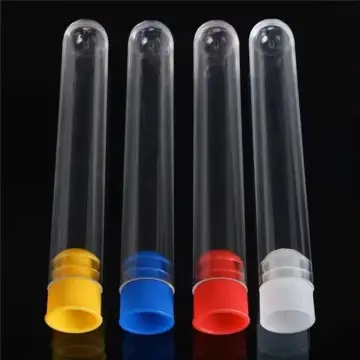 Tube à essai en plastique de laboratoire avec bouchon à vis - Fati Pack Emballage Maroc
