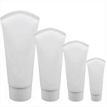 Tubes rechargeables en plastique blanc pour emballage cosmétique avec bouchon flip top -Fati Pack Group