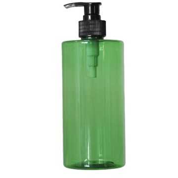 Bouteille en plastique vert semi transparent 1L pour l'emballage des shampoing, lotions, gels... - Fati Pack Emballage Maroc