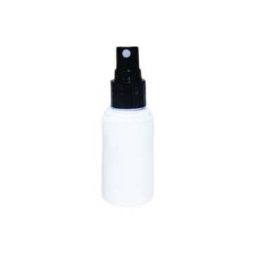 Flacon en plastique blanc avec bouchon spray noir 30ml - Fati Pack Emballage Maroc