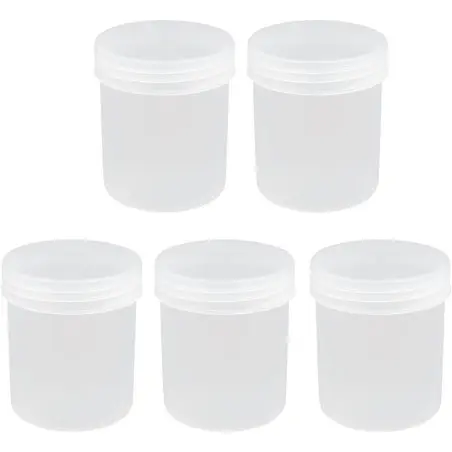 Boîtes avec couvercle à visser, en plastique transparent - polypropylène (PP) - Fati Pack Packaging Maroc