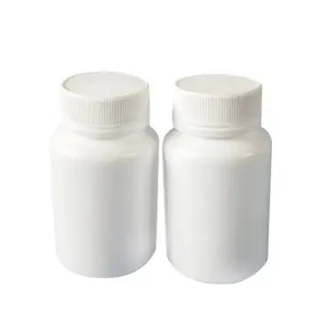 Bouteille en plastique blanche ronde vide pour comprimés, emballage de médicaments en pilules - Fati Pack Emballage Maroc
