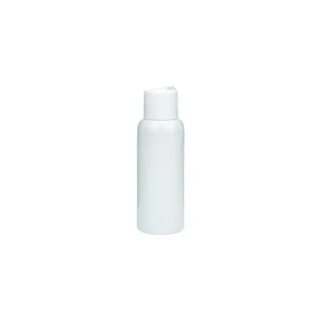 Bouteille vide en plastique blanc PET 50ml, avec couvercle à vis blanc pour l'emballage cosmétique - Fati Pack Casablanca