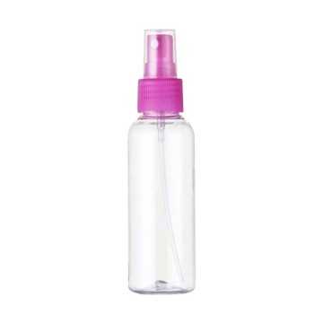 Flacon sharp transparente avec bouchon spray rose pour l'eau de rose - Fati Pack