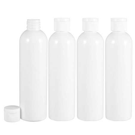 Récipient en plastique blanc avec bouchon à rabat, bouteille de savon liquide, gel douche, shampooing 250ml - Fati pack packagin