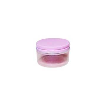 Pots en plastique rose en PET, pot à crème cosmétique avec couvercle en aluminium rose - Fati Pack Group