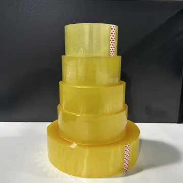Ruban adhésif durable de film d'étanchéité de carton jaune clair pour sceller et emballer - Fati pack packaging Maroc