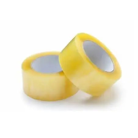 Ruban adhésif durable de film d'étanchéité de carton jaune clair pour sceller et emballer - Fati pack packaging Maroc