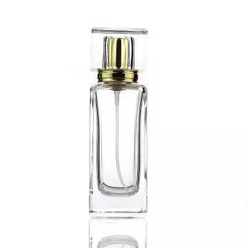 Flacon vaporisateur de parfum carré vide rechargeable en verre - Fati pack packaging Maroc