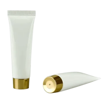 Tube Souple Blanc avec Bouchon à Vis Doré - Fati pack Emballage Maroc