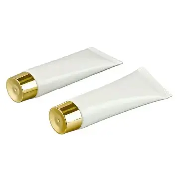 Tube Souple Blanc avec Bouchon à Vis Doré - Fati pack Emballage Maroc