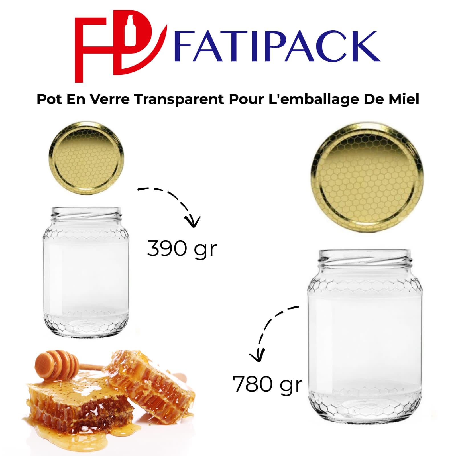 Emballage alimentaire - Bouteille MARASCA en verre transparent 250ml