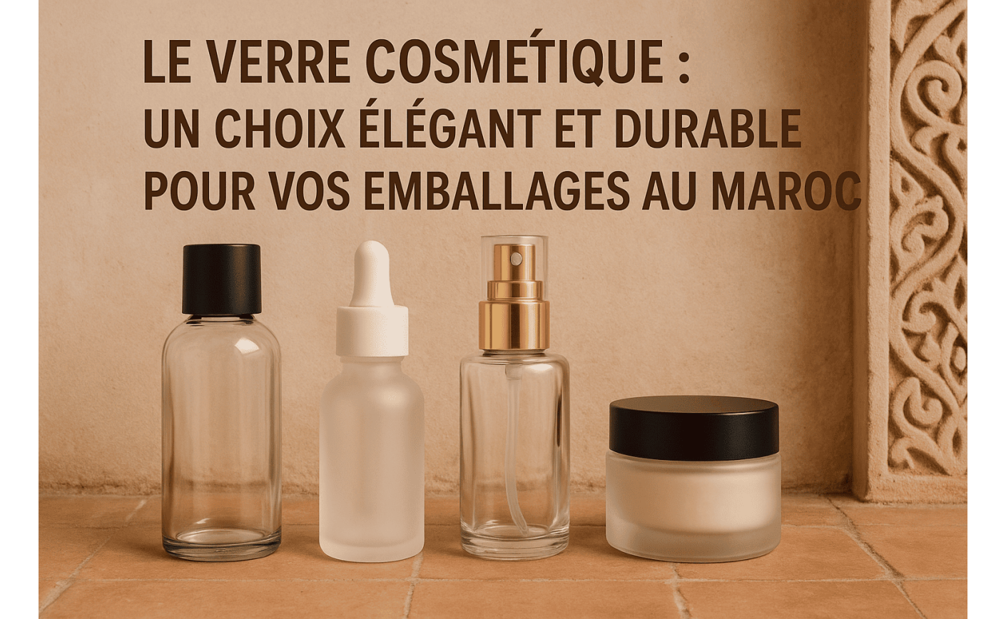 Le verre cosmétique : un choix élégant et durable pour vos emballages au Maroc